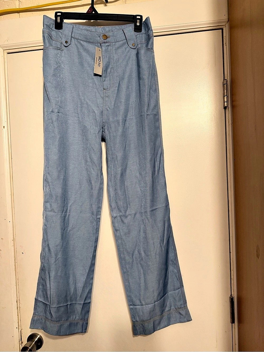 Zyia Wide Leg Pants in Blue NWT